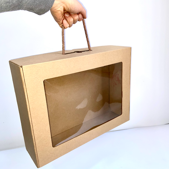 Boites d'emballages en carton avec fenêtre